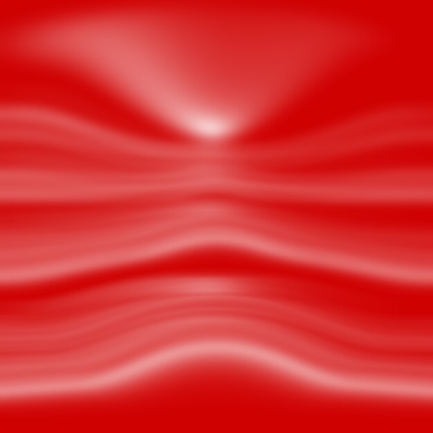 Abstract red light studio background with gradient.