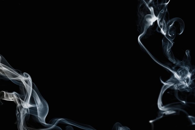 Abstract smoke background, dark texture border cinematic design