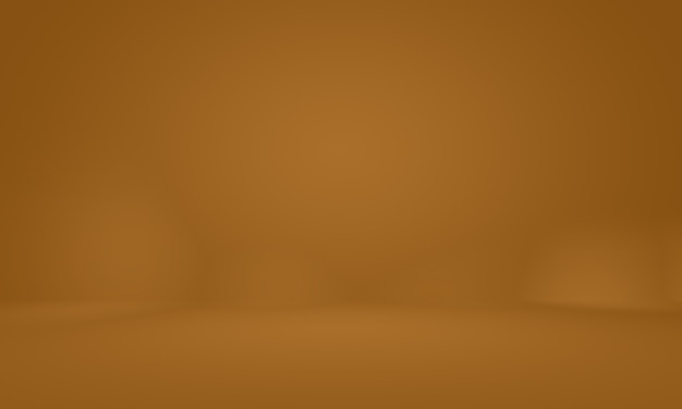 Foto gratuita progettazione del layout del fondo della parete marrone liscia astratta, studio, camera, modello web, relazione aziendale con colore sfumato del cerchio liscio.