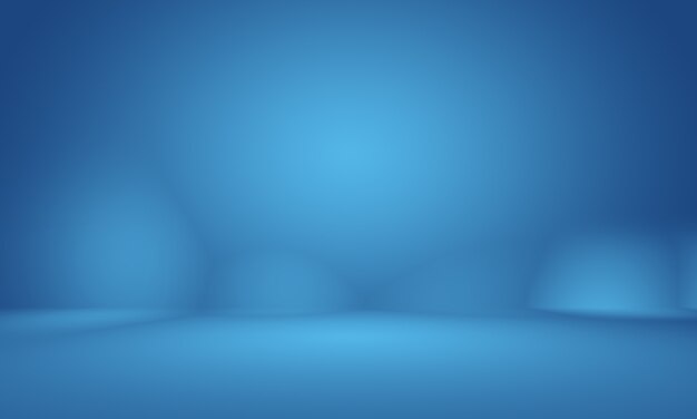 Abstract smooth dark blue with black vignette studio well use as backgroundbusiness reportdigitalweb...