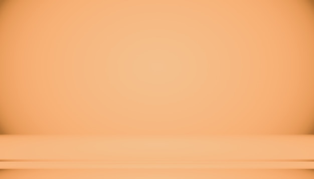 Free photo abstract smooth orange background layout design,studio,room, web template ,business report with smooth circle gradient color.