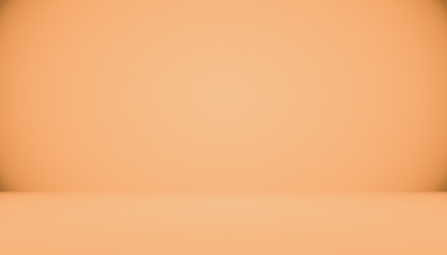 Абстрактный гладкий оранжевый дизайн фона макета, студия, комната, веб-шаблон, бизнес-отчет с плавным кругом градиентного цвета.