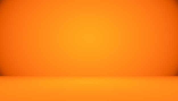 Free photo abstract smooth orange background layout design,studio,room, web template ,business report with smooth circle gradient color.