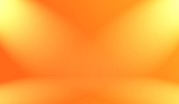 Абстрактный гладкий оранжевый фон дизайн макета, студия, комната, веб-шаблон, бизнес-отчет с плавным кругом градиентного цвета.