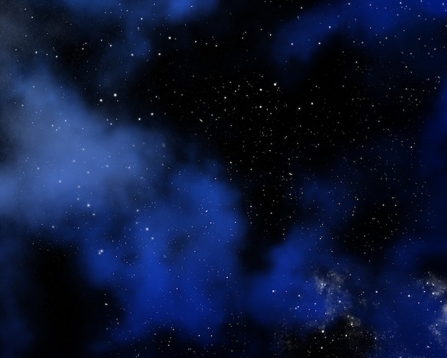星雲と星と抽象的な空間の背景