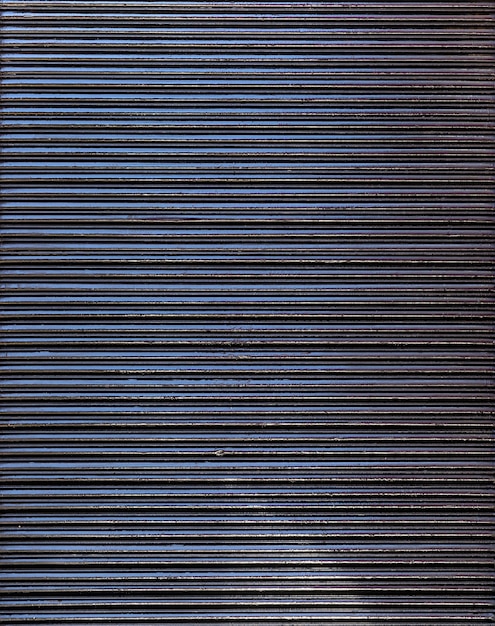Abstract steel wall vertical stripes copy space
