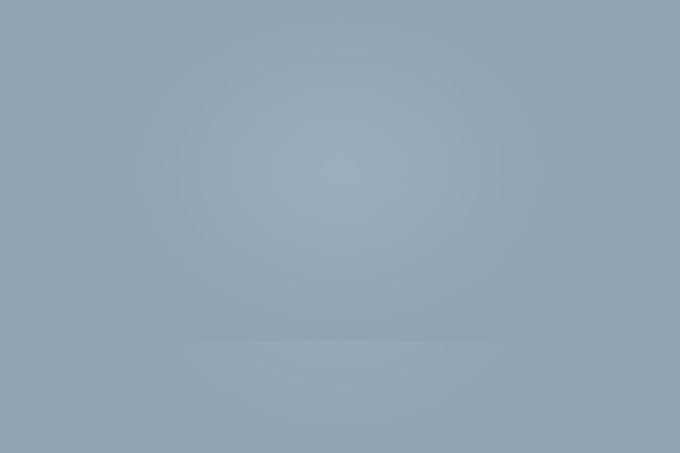 Free photo abstract studio background texture of light blue and gray gradient wall, flat floor. for product.