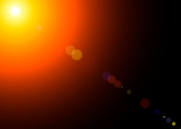 Abstract sunlights rays effect bright sun or laser cosmic rays flashes and sparkle particles of ligh...