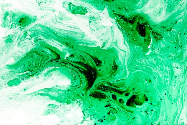 Abstract swirl of acrylic paint