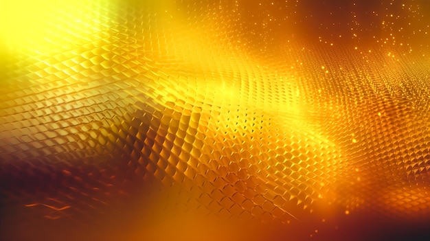 Abstract texture digital yellow background generative AI