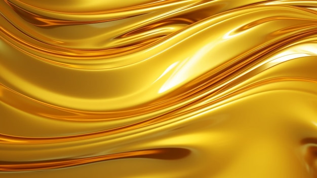 Free photo an abstract texture of a yellow liquid