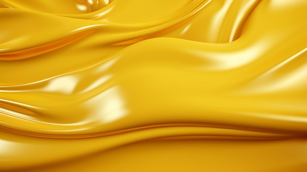 An abstract texture of a yellow liquid