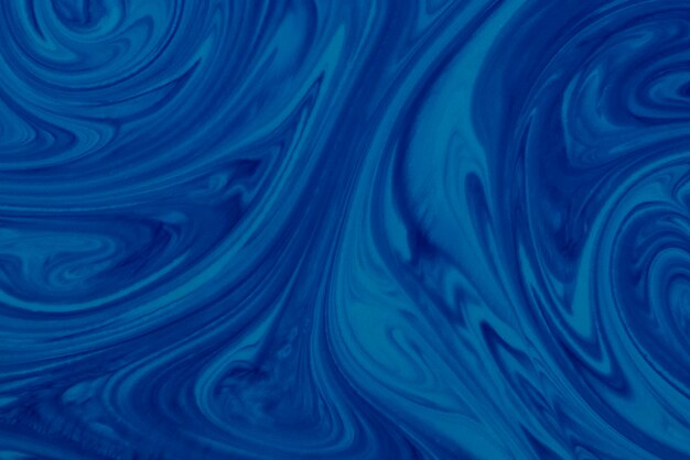 Abstract trendy art with blue color backdrop