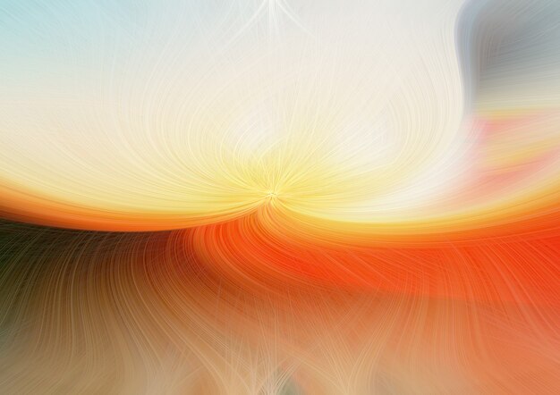 Abstract Twisted Fire Light