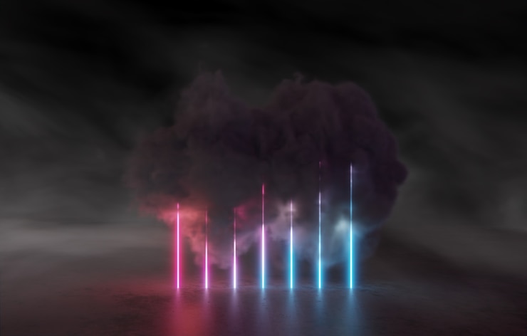 Free Photo abstract uv ultraviolet light composition
