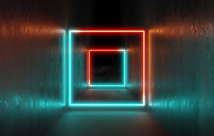 Free Photo abstract uv ultraviolet light composition