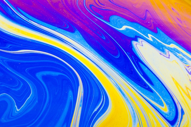 Abstract varicolored soap bubble background