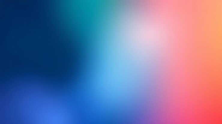 Free Photo abstract vibrant color gradient background with soft focus