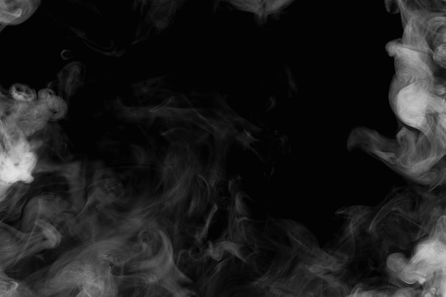 Black Dark Album Back Cover Design CD Smoke Template