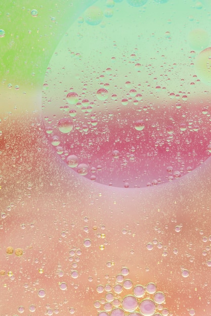 Abstract water bubbles background