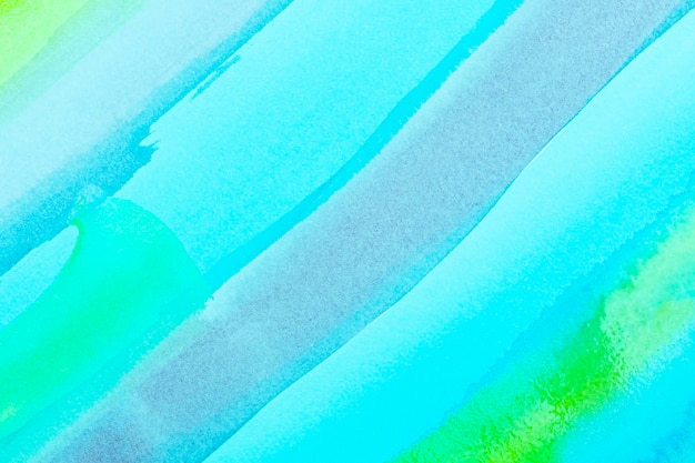 Abstract watercolor light vivid blue and green background