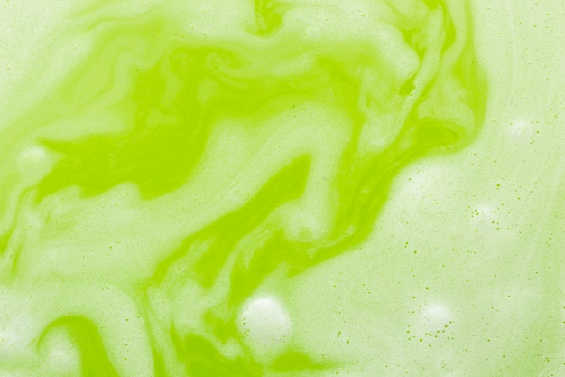 Abstract waves in green color