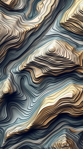 抽象的な波状の背景