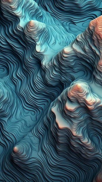 Abstract wavy background