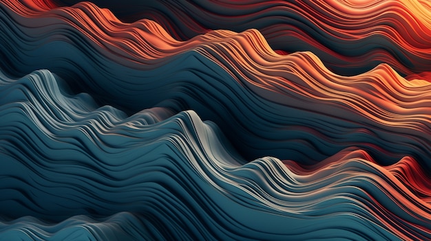 Abstract wavy background