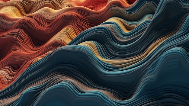 Abstract wavy background