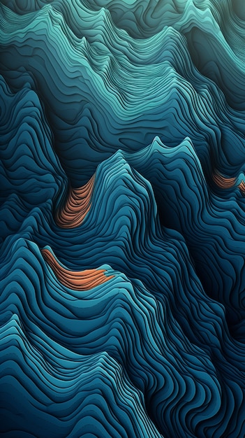 抽象的な波状の背景