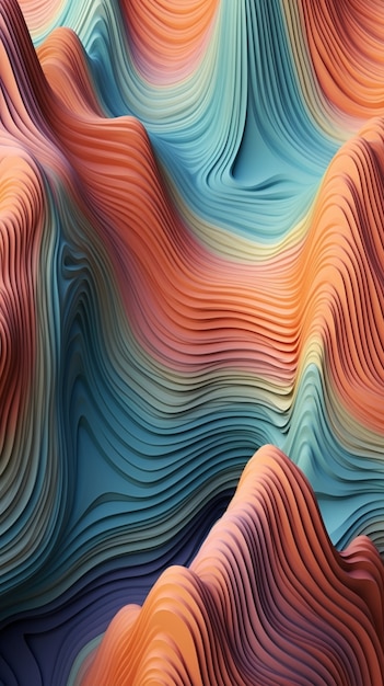 Abstract wavy background