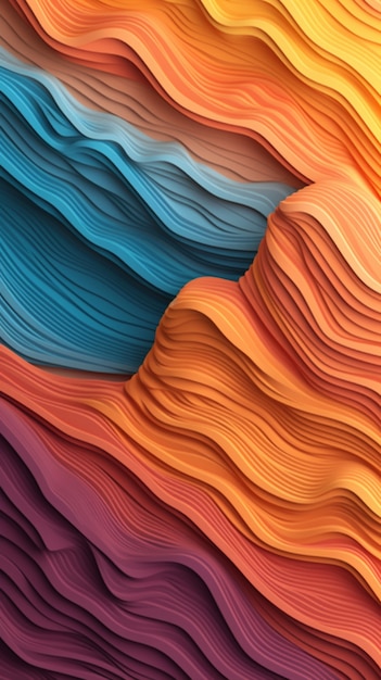 Abstract wavy background