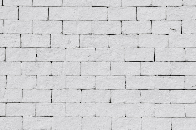 Abstract white brick wall background