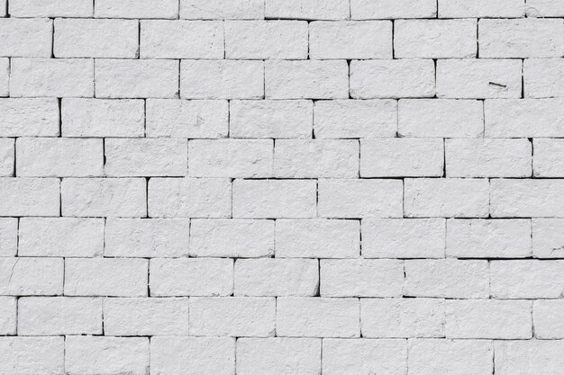 Abstract white brick wall background