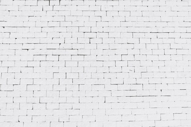 Abstract white brick wall background