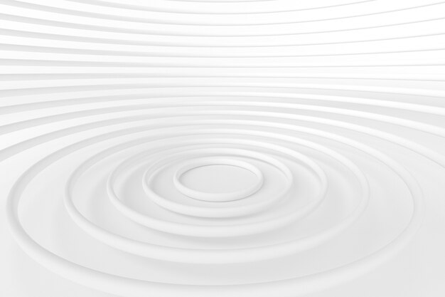 Abstract of white lines background, minimal dynamic shape, 3d rendering.