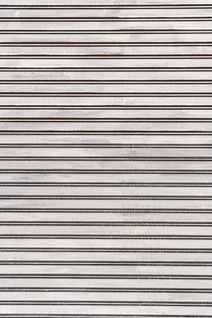 Abstract white stripes steel wall