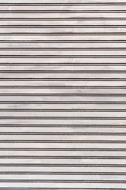 Abstract white stripes steel wall