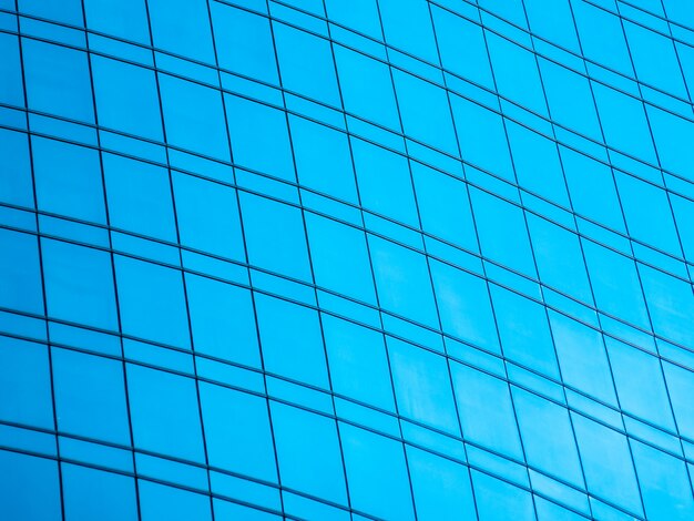 Abstract window glass exterior of architecture office building