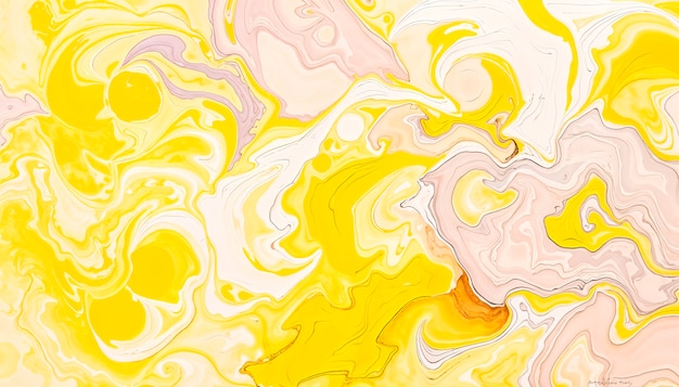 Abstract yellow painting background design