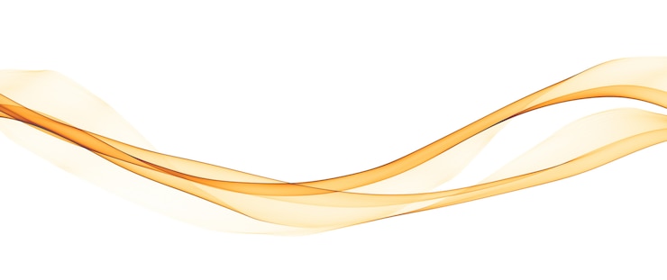 Free Photo abstract yellow smooth wave lines