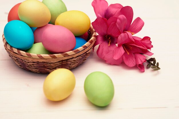 Abundance of handmade easter decorations