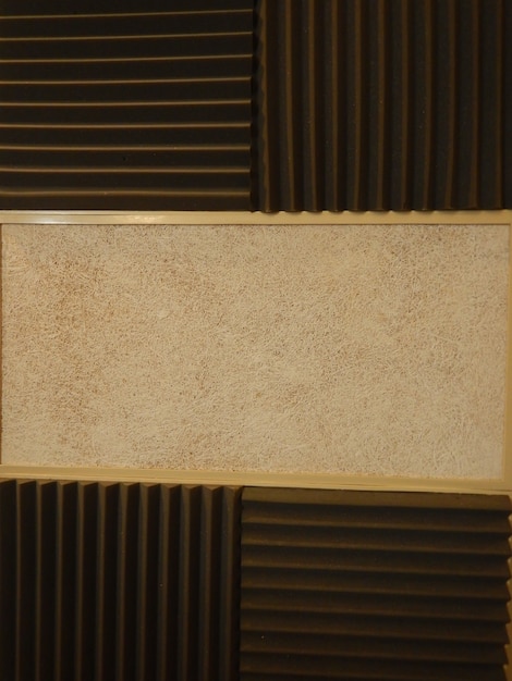 Free photo acoustic foam in studio