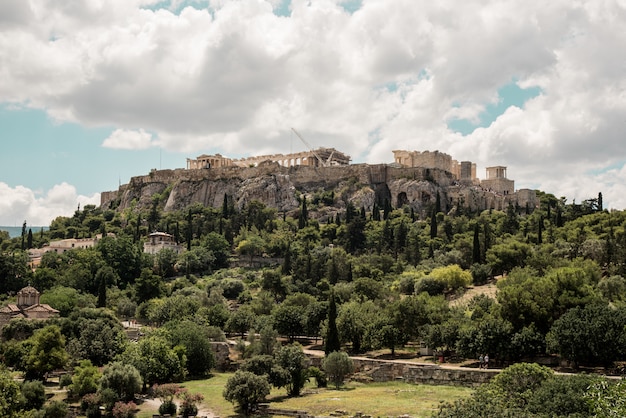 無料写真 ギリシャ、アテネのアクロポリス