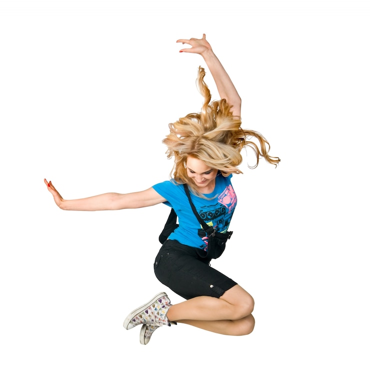Free Photo active young woman