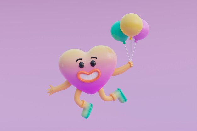 Adorable 3d character for children