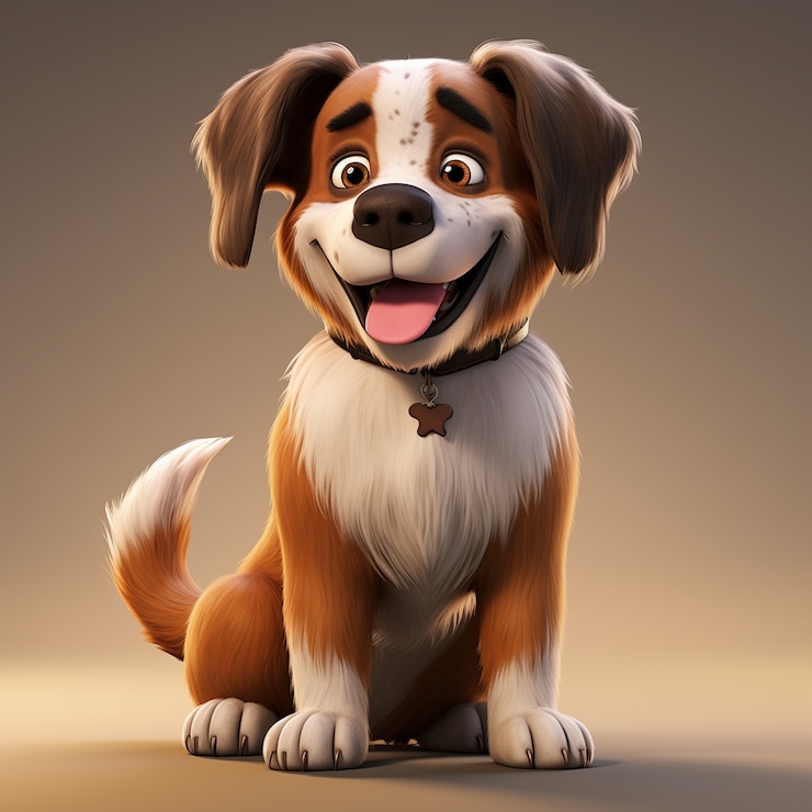 Free Photo adorable beagle dog in studio