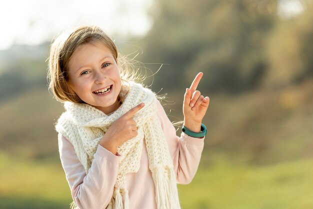 Adorable blonde girl posing fashion