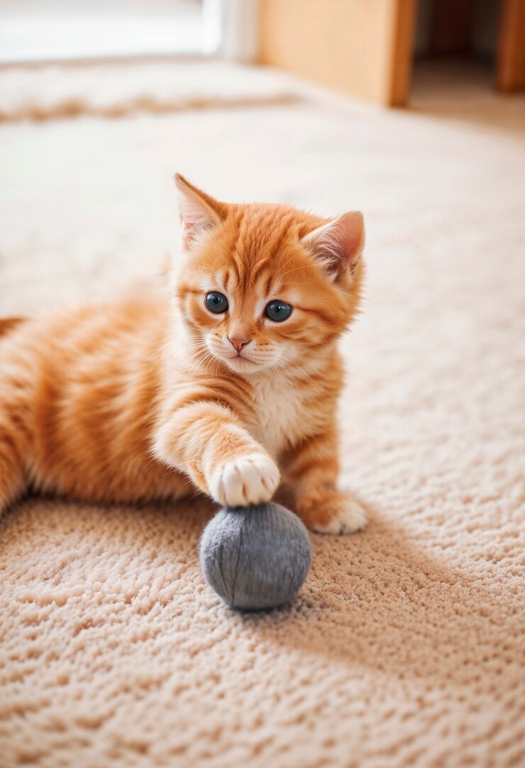 Free Photo adorable cat lifestyle